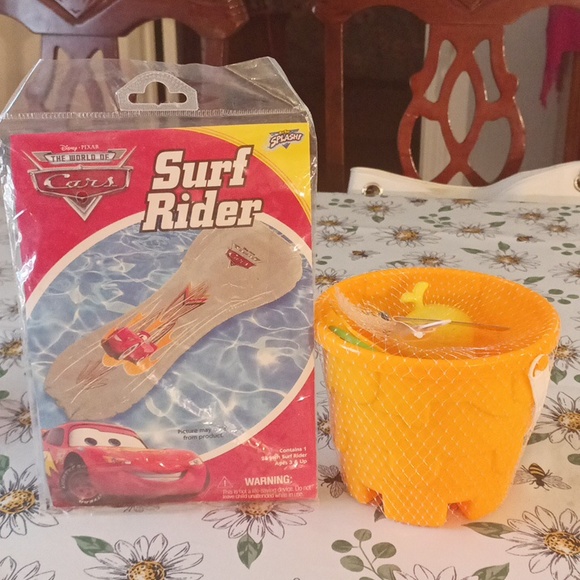 Disney Pixar Cars Toys 35 Surf Rider Beach Pail Set Bundle Poshmark